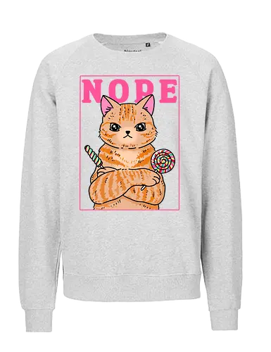 All the Candy is mine - nope, cat, katze, kitty - Fairtrade Sweatshirt