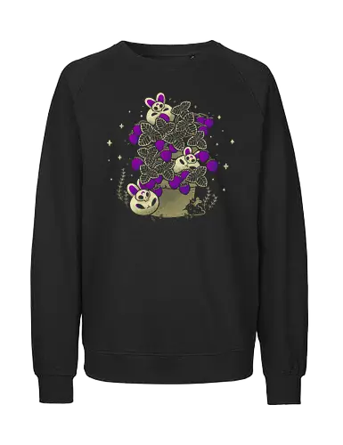 Creepy Cute Bunnies - Strawberries, Erdbeeren, kaninchen, cute, süß - Fairtrade Sweatshirt