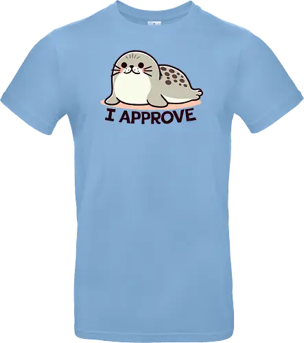 I Approve - cute, seehund, siegel, seal, seal of approval - Standard T-Shirt