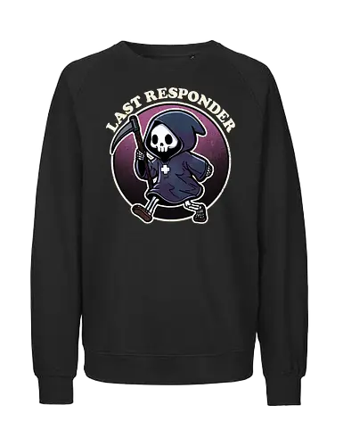 Last Responder - skelett, skeleton, sensenmann, rper - Fairtrade Sweatshirt