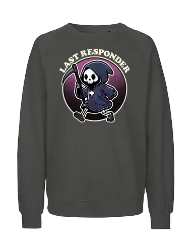 Last Responder - skelett, skeleton, sensenmann, rper - Fairtrade Sweatshirt