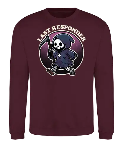 Last Responder - skelett, skeleton, sensenmann, rper - Sweatshirt
