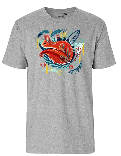 Eichhörnchen - eichhörnchen, squirrel, nature - Fairtrade T-Shirt