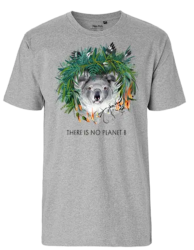 No Planet B - klimaschutz, koala - Fairtrade T-Shirt