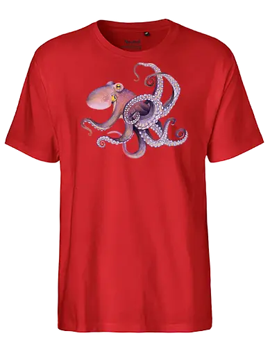 Oktopus - octopus, oktopus, kraken - Fairtrade T-Shirt