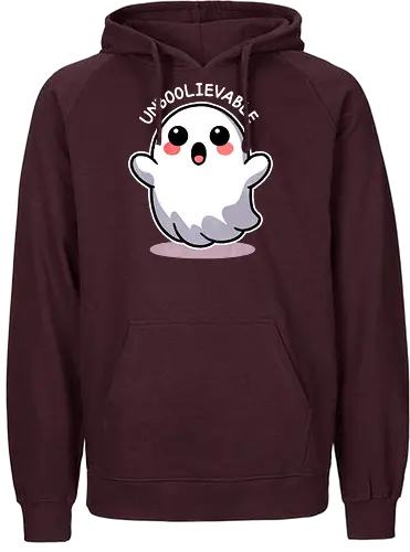 Unboolievable - Ghost, Scary, Boo, Spooky - Fairtrade Hoodie