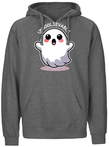 Unboolievable - Ghost, Scary, Boo, Spooky - Fairtrade Hoodie