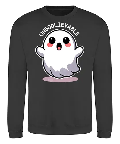 Unboolievable - Ghost, Scary, Boo, Spooky - Sweatshirt
