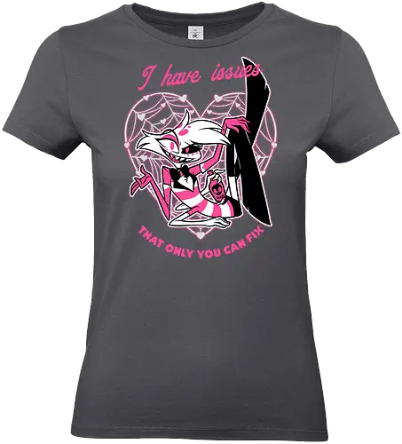 I have angel issues - Pink, Hotel, Hrt - Standard T-Shirt (Women)