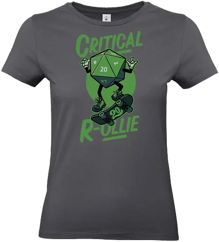 RPG - Critical R-ollie - Ollie, Skating, Gaming - Standard T-Shirt (Women)