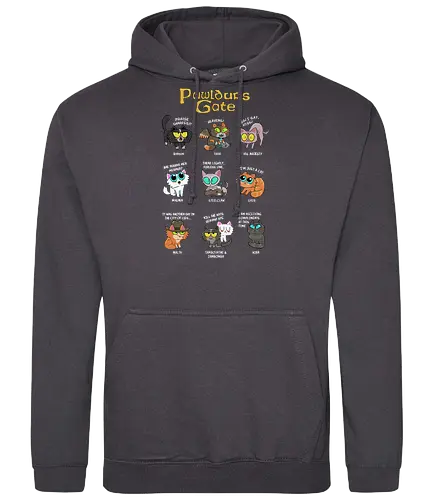 Pawldur's Gate - baldur, katze, cat, gaming, rollenspiel, rpg - Standard Hoodie