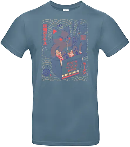 Cat Box - soba, yakisoba, cat, katze, box, neko - Standard T-Shirt