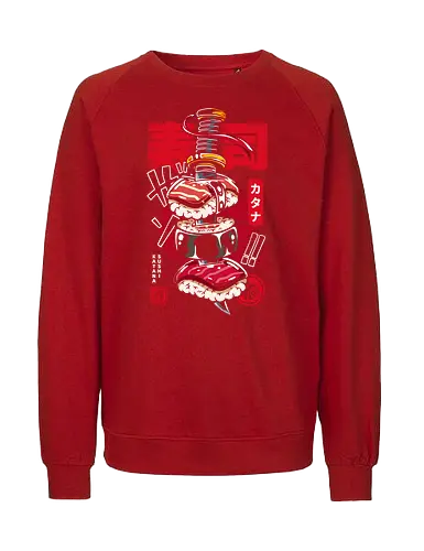 Japan Katana Sushi - sushi, katana, japan, food - Fairtrade Sweatshirt
