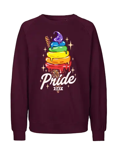 Pride Ice Cream - rainbow, regenboden, pride, lgbtq, queer - Fairtrade Sweatshirt