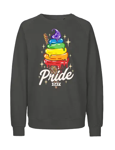 Pride Ice Cream - rainbow, regenboden, pride, lgbtq, queer - Fairtrade Sweatshirt