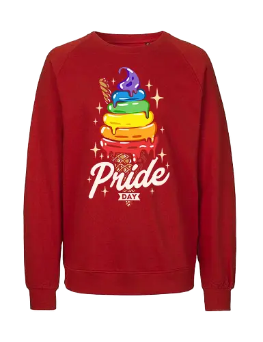 Pride Ice Cream - rainbow, regenboden, pride, lgbtq, queer - Fairtrade Sweatshirt