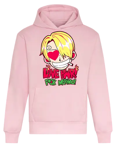 Love Power - piece, pirate, love, chef, anime, manga - Heavyweight Hoodie