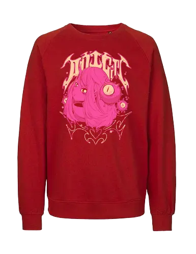 Oni Girl - Japanese, oni, dämon, demon - Fairtrade Sweatshirt