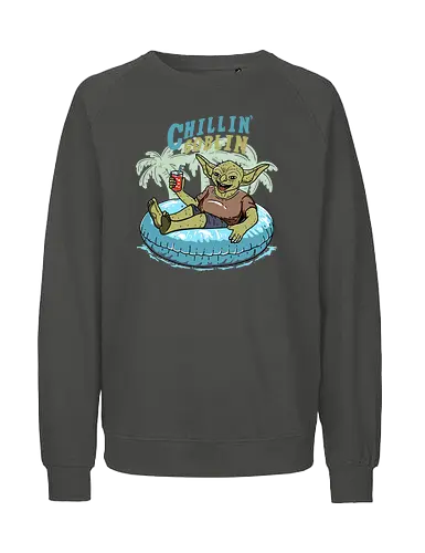 Chillin' Goblin - summer, urlaub, goblin, holiday - Fairtrade Sweatshirt