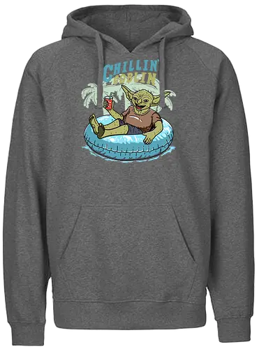 Chillin' Goblin - summer, urlaub, goblin, holiday - Fairtrade Hoodie