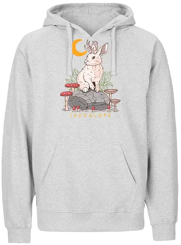 Jackalope - Fabelwesen, Hasenbock, Wolpertinger, Crture - Fairtrade Hoodie