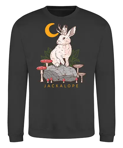 Jackalope - Fabelwesen, Hasenbock, Wolpertinger, Crture - Sweatshirt