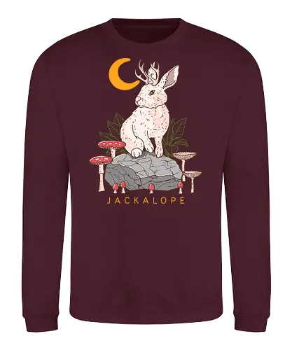 Jackalope - Fabelwesen, Hasenbock, Wolpertinger, Crture - Sweatshirt
