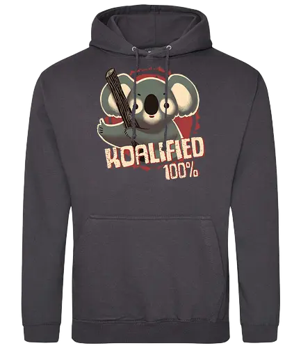 100% Koalified - koala, quality, qualified, cute, sl - Standard Hoodie