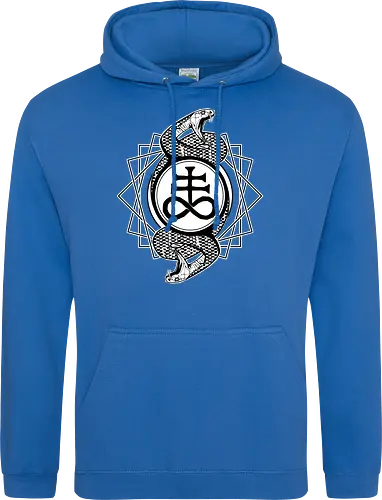 Leviathan cross with serpents