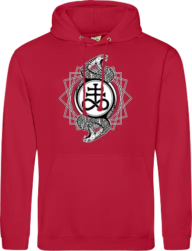Leviathan cross with serpents