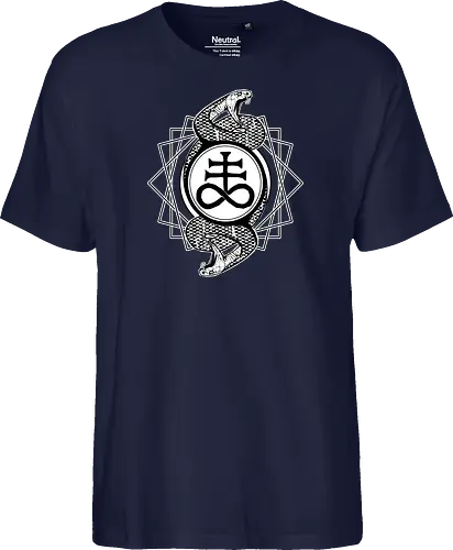 Leviathan cross with serpents