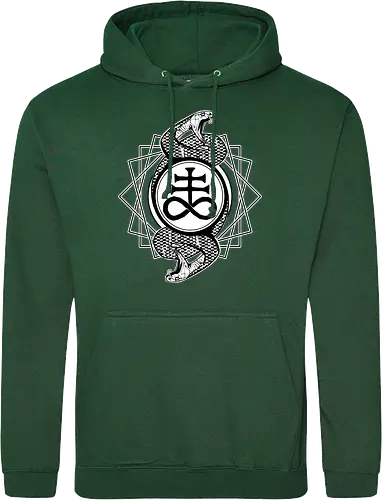 Leviathan cross with serpents
