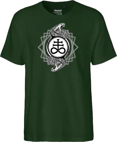 Leviathan cross with serpents