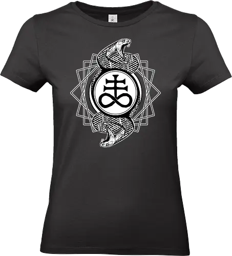 Leviathan cross with serpents