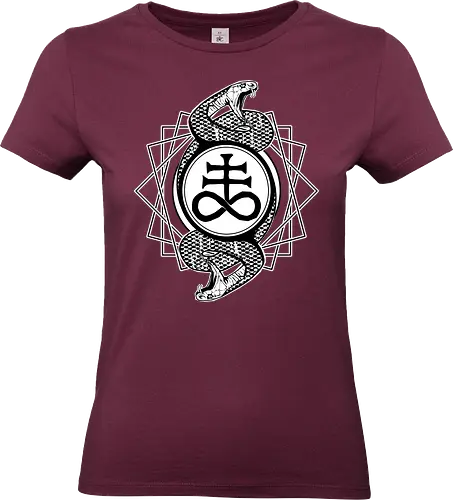 Leviathan cross with serpents