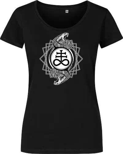 Leviathan cross with serpents