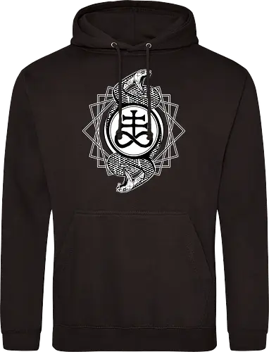 Leviathan cross with serpents