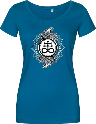 Leviathan cross with serpents