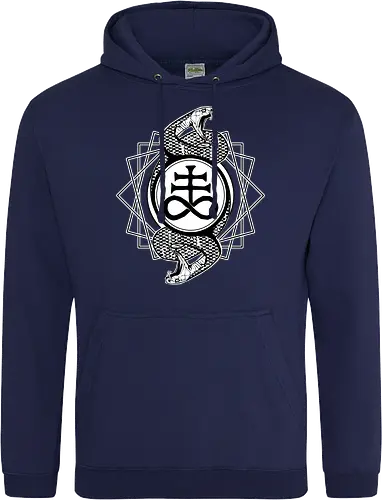 Leviathan cross with serpents