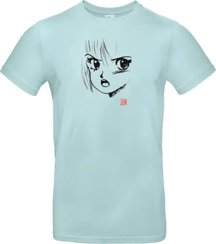 80's manga face