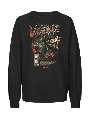 New Face of Justice - Vigilante, Hero, Academia, Anime, Manga, Deku - Fairtrade Sweatshirt
