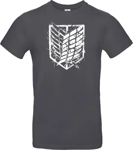 Exploration Battalion - attack, titan, anime, manga - Standard T-Shirt