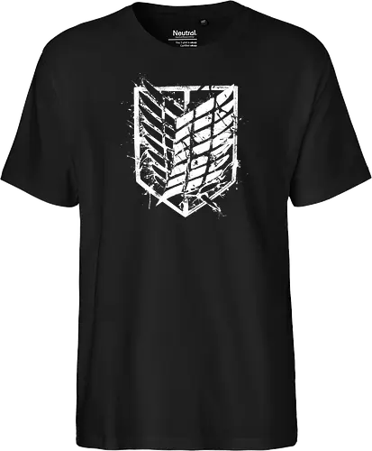 Exploration Battalion - attack, titan, anime, manga - Fairtrade T-Shirt