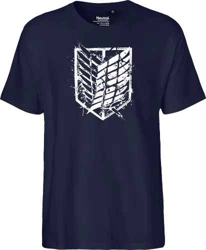 Exploration Battalion - attack, titan, anime, manga - Fairtrade T-Shirt