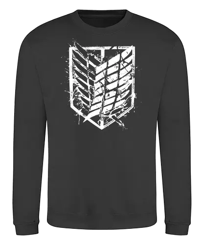 Exploration Battalion - attack, titan, anime, manga - Sweatshirt