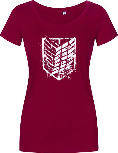 Exploration Battalion - attack, titan, anime, manga - Women T-Shirt
