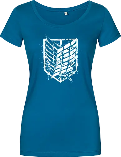 Exploration Battalion - attack, titan, anime, manga - Women T-Shirt
