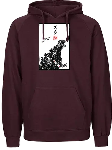 Kaiju Concept Blanc - Monster, Airplane - Fairtrade Hoodie