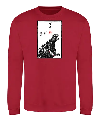 Kaiju Concept Blanc - Monster, Airplane - Sweatshirt