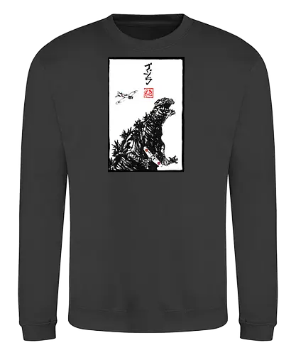 Kaiju Concept Blanc - Monster, Airplane - Sweatshirt